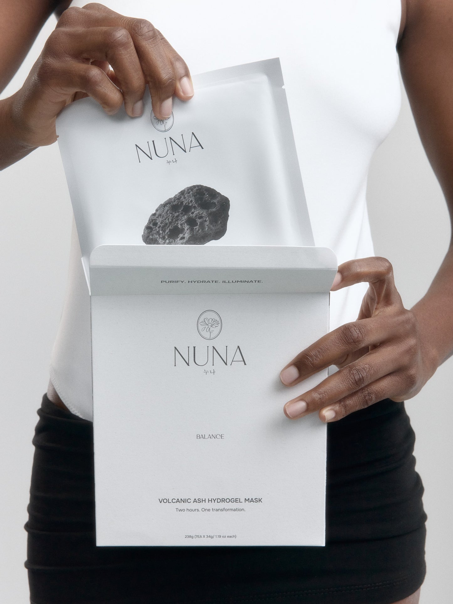NUNA Volcanic Ash Hydrogel Mask